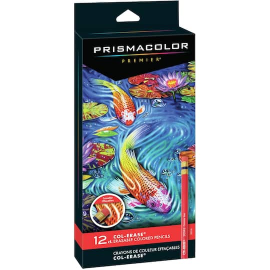 Prismacolor Premier® Col-Erase® 12 Piece Erasable Color Pencil Set